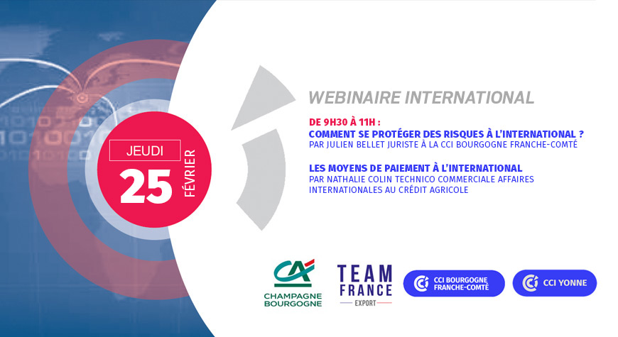 Webinaire commerce international – 25 février