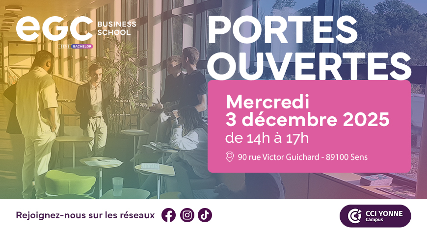 Portes ouvertes de l’EGC Sens – 3 décembre