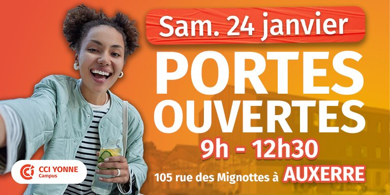 Portes ouvertes CCI Yonne Campus – 24 janvier