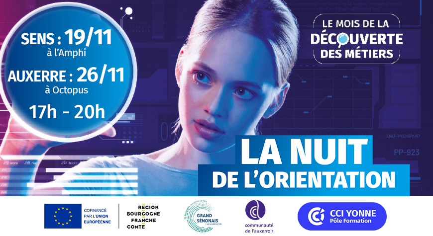 Nuits de l’orientation à Auxerre et Sens