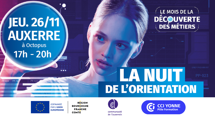 Nuit de l’orientation à Auxerre – 26/11